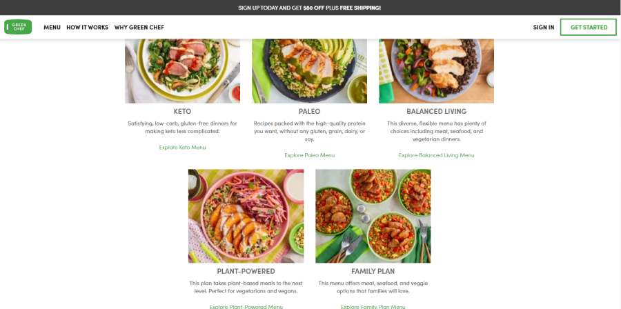 Green Chef - Top 5 Meal Delivery Services